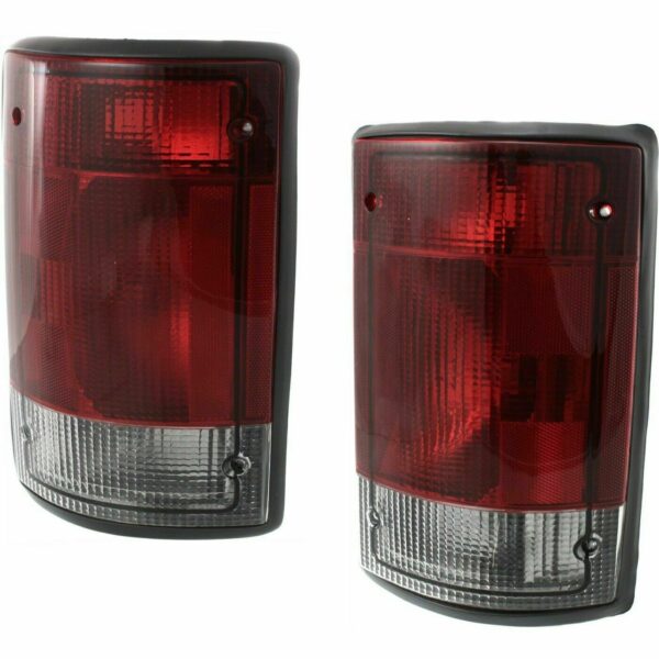 New Set Of 2 Fits FORD ECONOLINE VAN 2004-2014 Tail Lamp LH & RH Side Assembly