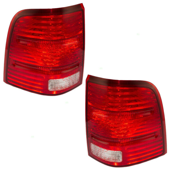 New Set Of 2 Fits FORD EXPLORER 2002-05 Tail Lamp LH & RH Side Lens and Housing