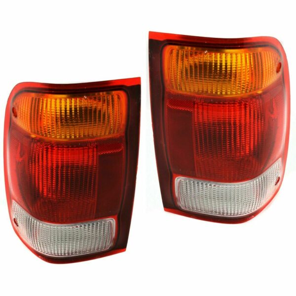 New Set Of 2 Fits FORD RANGER 98-99 Tail Lamp Left & Right Side Lens & Housing