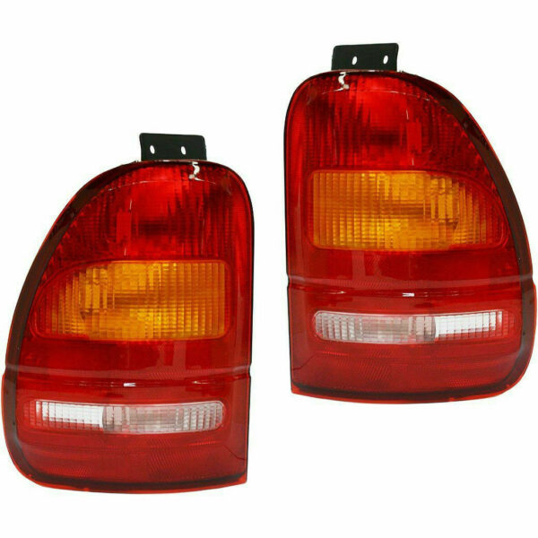 New Set Of 2 Fits FORD WINDSTAR 1995-98 Tail Lamp LH & RH Side Lens and Housing