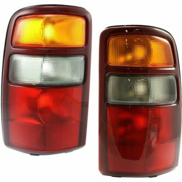 New Set Of 2 Fits CHEVROLET SUBURBAN 00-03 Tail Lamp LH & RH Side Lens & Housing