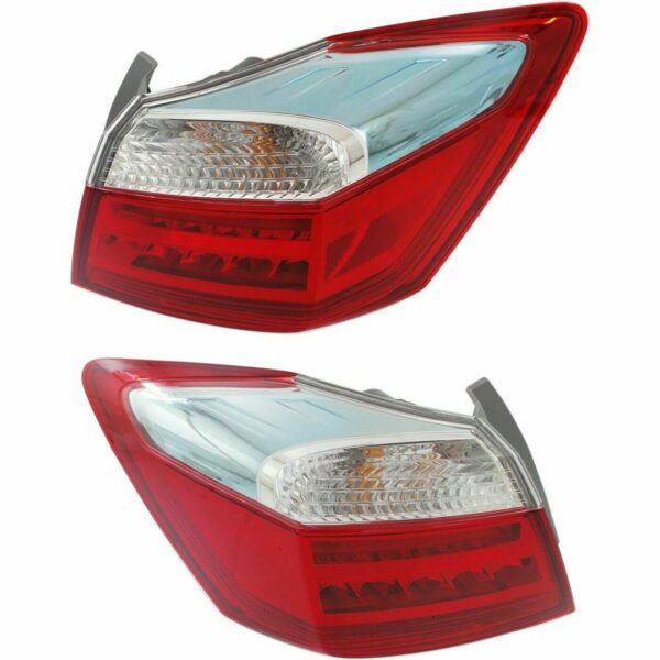 New Set Of 2 Fits HONDA ACCORD 2014-2015 Tail Lamp LH & RH Side Outer Assembly