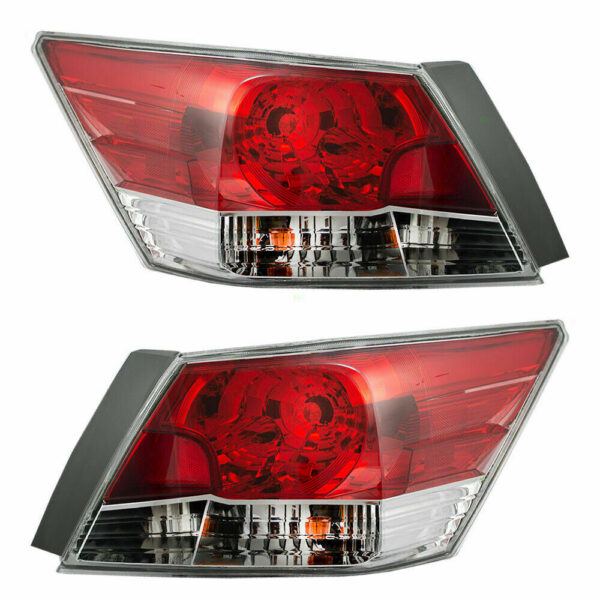 New Set Of 2 Fits HONDA ACCORD 08-12 Tail Lamp Driver & Passenger Side Assembly