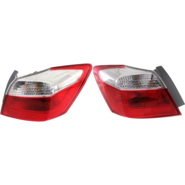 New Set Of 2 Fits HONDA ACCORD 13-15 Tail Lamp Left & Right Side Outer Assembly