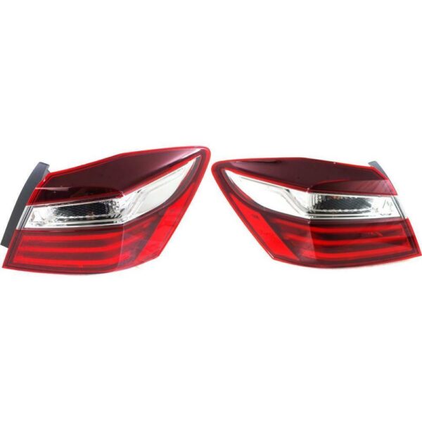 New Set Of 2 Fits HONDA ACCORD 16-17 Tail Lamp Left & Right Side Outer Assembly