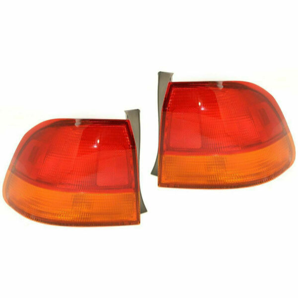 New Set Of 2 Fits HONDA CIVIC 96-98 Tail Lamp LH & RH  Side Outer Lens & Housing