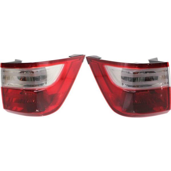 New Set Of 2 Fits HONDA ODYSSEY 2011-13 Tail Lamp LH And RH Side Outer Assembly