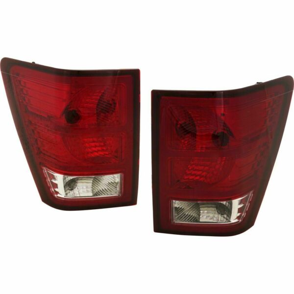 New Set Of 2 Fits JEEP GRAND CHEROKEE 2007-10 Tail Lamp LH And RH Side Assembly