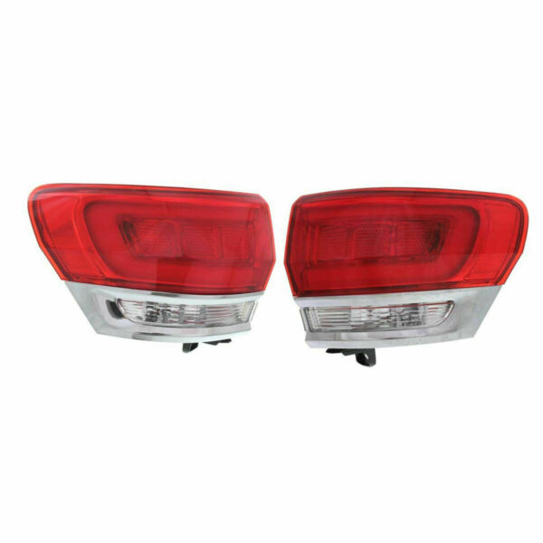 New Set Of 2 Fits JEEP GRAND CHEROKEE 2014-21 Tail Lamp LH & RH Side Outer Assy