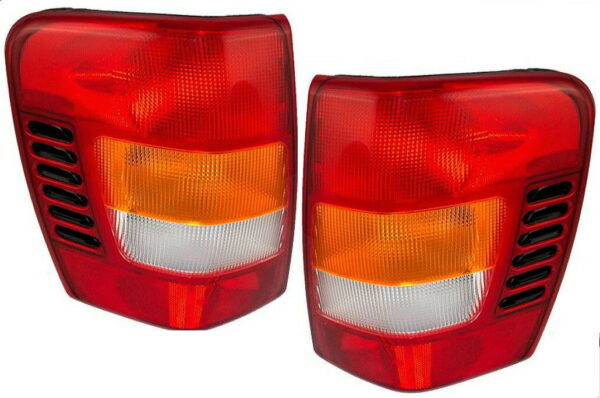 New Set Of 2 Fits JEEP GRAND CHEROKEE 1999-2002 Tail Lamp LH & RH Side Assembly