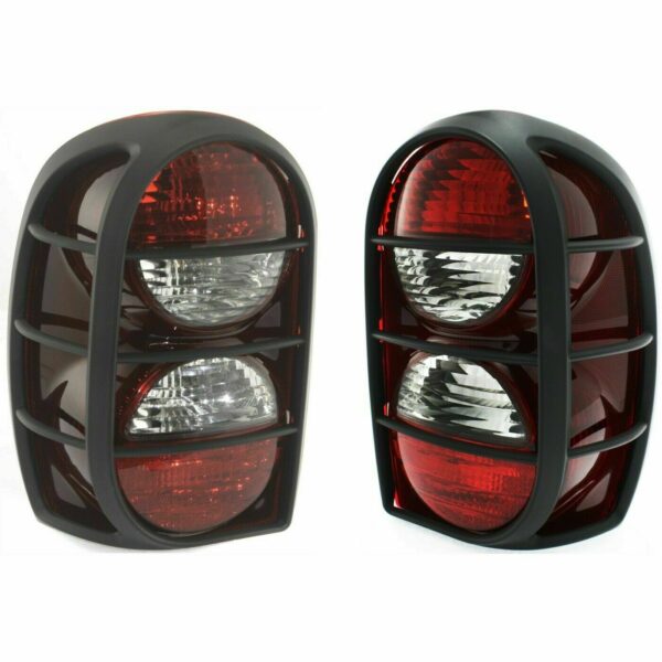 New Set Of 2 Fits JEEP LIBERTY 2005-2006 Tail Lamp LH & RH Side Lens & Housing