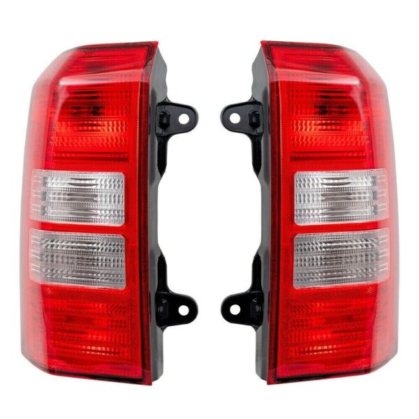 New Set Of 2 Fits JEEP PATRIOT 08-17 Tail Lamp Driver & Passenger Side Assembly