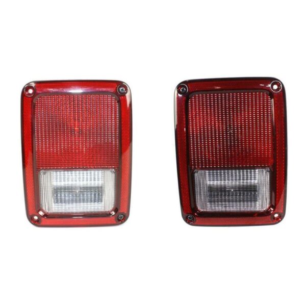 New Set Of 2 Fits JEEP WRANGLER JK 2007-18 Tail Lamp Left & Right Side Assembly