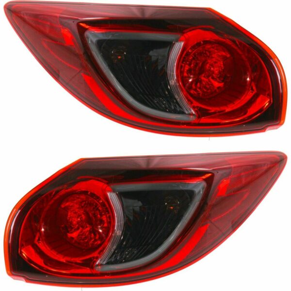 New Set Of 2 Fits MAZDA CX-5 2013-16 Tail Lamp Left & Right Side Outer Assembly