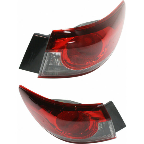 New Set Of 2 Fits MAZDA 6 2014-2017 Tail Lamp Left & Right Side Outer Assembly