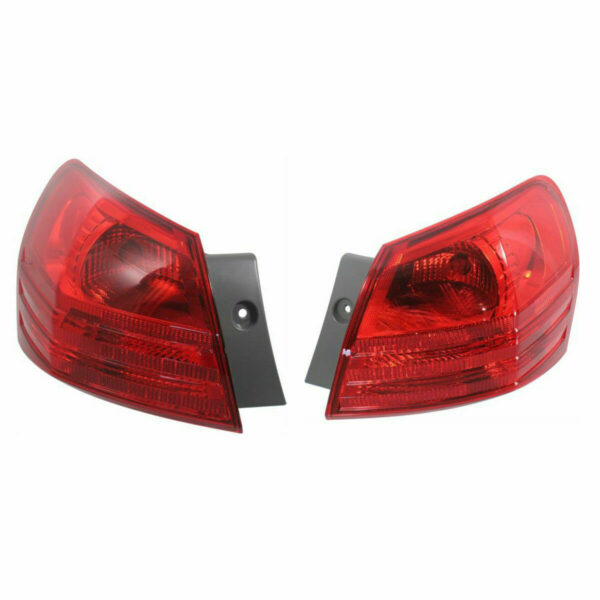 New Set Of 2 Fits NISSAN ROGUE 2008-2013 Tail Lamp LH & RH Side Outer Assembly