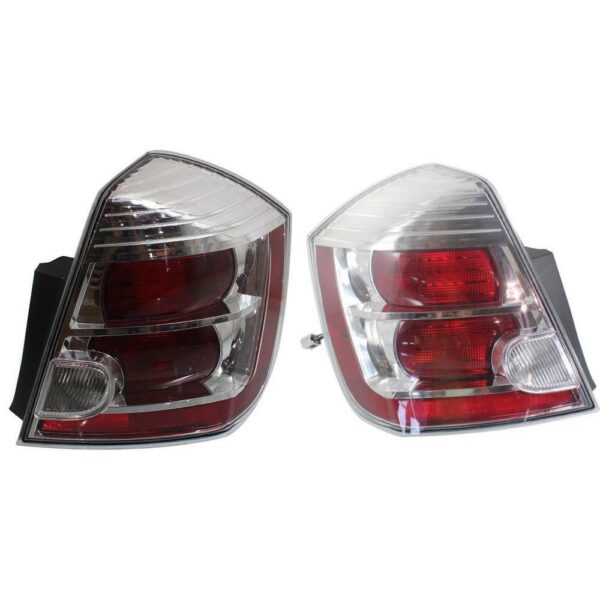 New Set Of 2 Fits NISSAN SENTRA 2010-12 Tail Lamp Driver & Passenger Side Assy