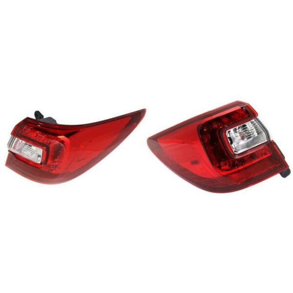 New Set Of 2 Fits SUBARU OUTBACK 15-19 Tail Lamp L & R Side Outer Lens & Housing