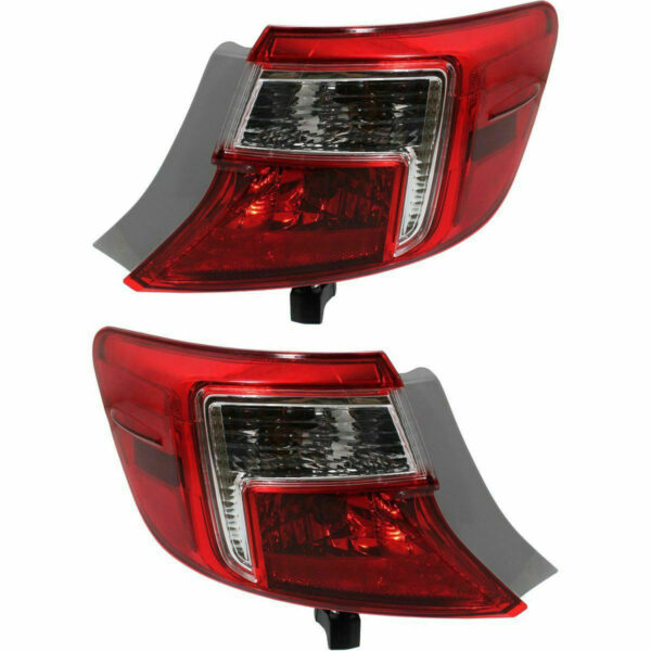 New Set Of 2 Fits TOYOTA CAMRY 12-14 Tail Lamp Left & Right Side Outer Assembly