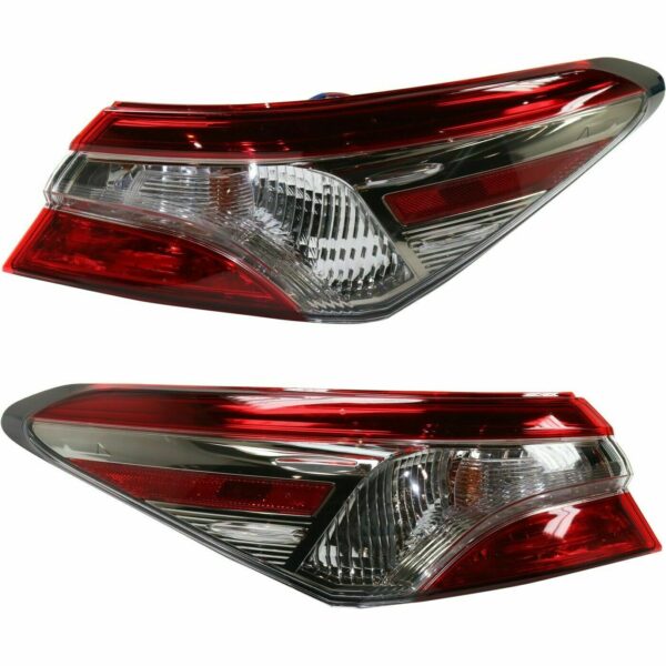 New Set Of 2 Fits TOYOTA CAMRY 2018-2020 Tail Lamp LH & RH Side Outer Assembly