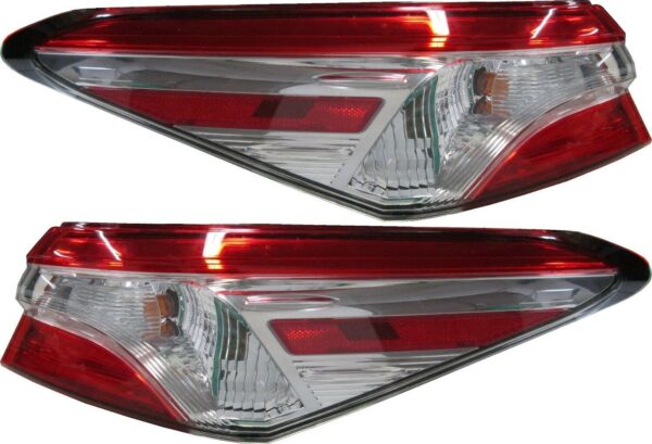 New Set Of 2 Fits TOYOTA CAMRY 2018-2020 Tail Lamp LH & RH Side Outer Assembly