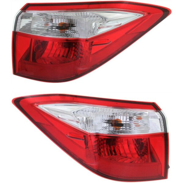 New Set Of 2 Fits TOYOTA COROLLA 2014-16 Tail Lamp Left & Right Side Assy CAPA