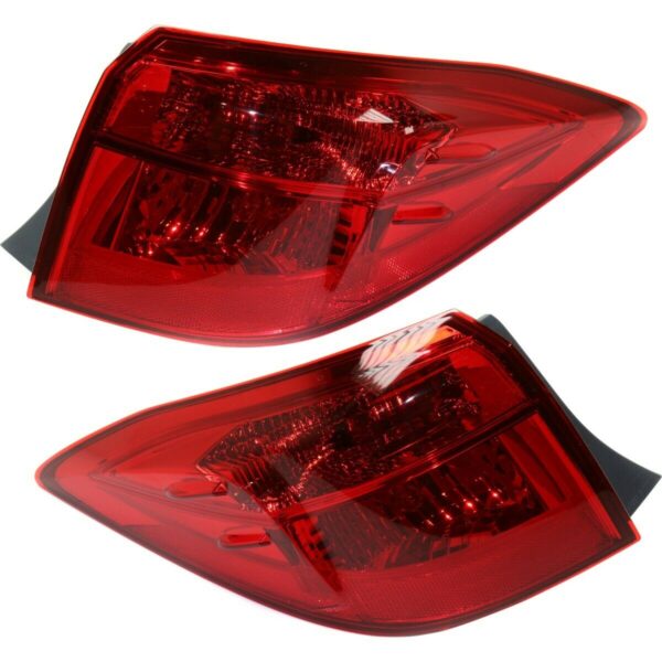 New Set Of 2 Fits TOYOTA COROLLA 2017-19 Tail Lamp LH & RH Side Outer Assy CAPA