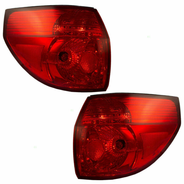 New Set Of 2 Fits TOYOTA SIENNA 2006-10 Tail Lamp LH And RH Side Outer Assembly