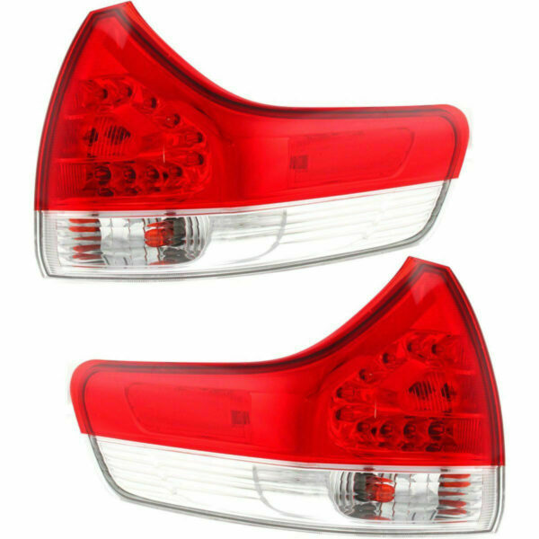 New Set Of 2 Fits TOYOTA SIENNA 2011-14 Tail Lamp LH And RH Side Outer Assembly