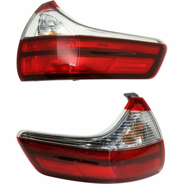 New Set Of 2 Fits TOYOTA SIENNA 2015-19 Tail Lamp LH And RH Side Outer Assembly