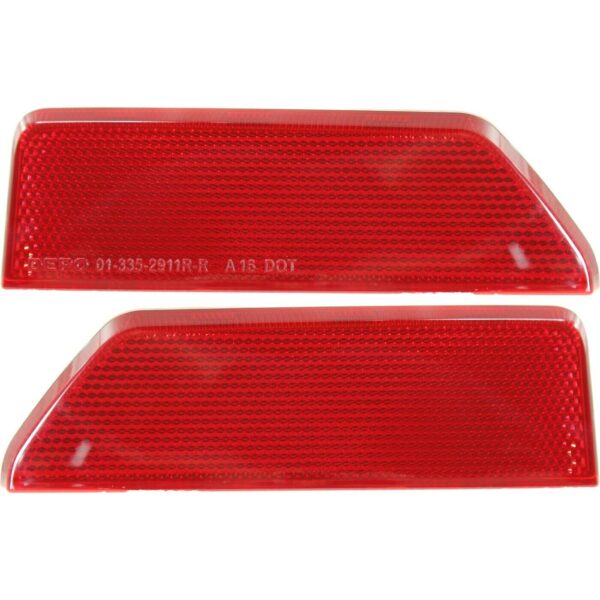 New Set Of 2 Fits GMC TERRAIN 2016-17 Rear Left & Right Side Bumper Reflector