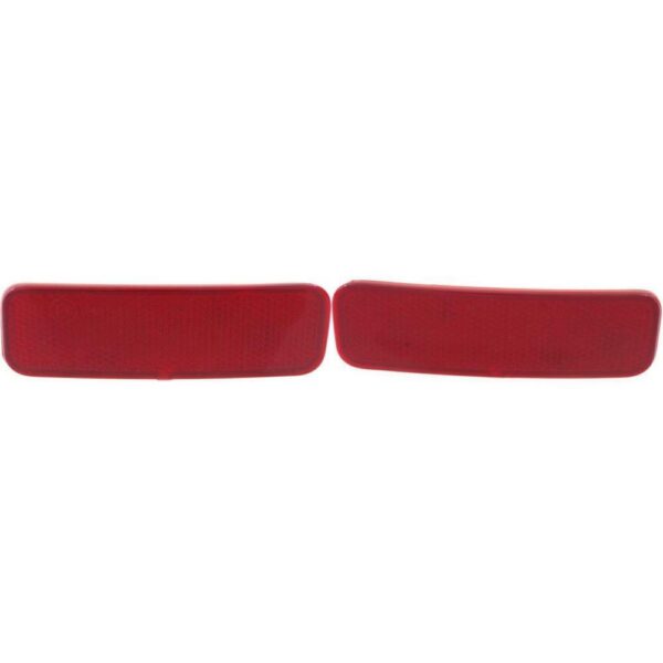 New Set Of 2 Fits FORD TRANSIT CONNECT 14-17 Rear L & R Side BMP Reflector CAPA