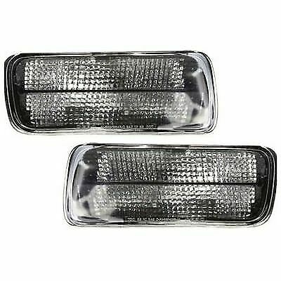 New Set Of 2 Fits CHEVROLET CAMARO 85-92 LH & RH Side Signal Lamp Lens & Housing