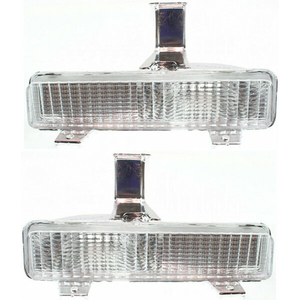 New Set Of 2 Fits CHEVROLET CAPRICE 80-90 L & R Side Signal Lamp Lens & Housing