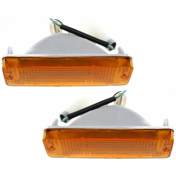 New Set Of 2 Fits TOYOTA 4RUNNER 1984-1989 LH And RH Side Signal Lamp Assembly