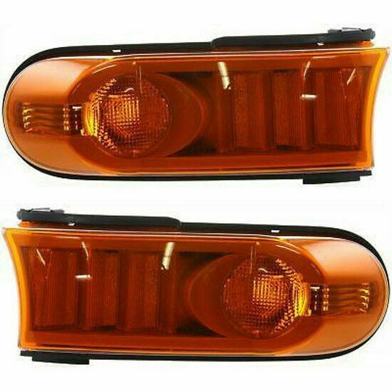 New Set Of 2 Fits TOYOTA FJ CRUISER 07-11 L & R Side Signal Lamp Lens & Housing