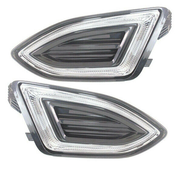 New Set Of 2 Fits FORD EDGE 2015-18 Front Driver & Passenger Side Fog Lamp Assy