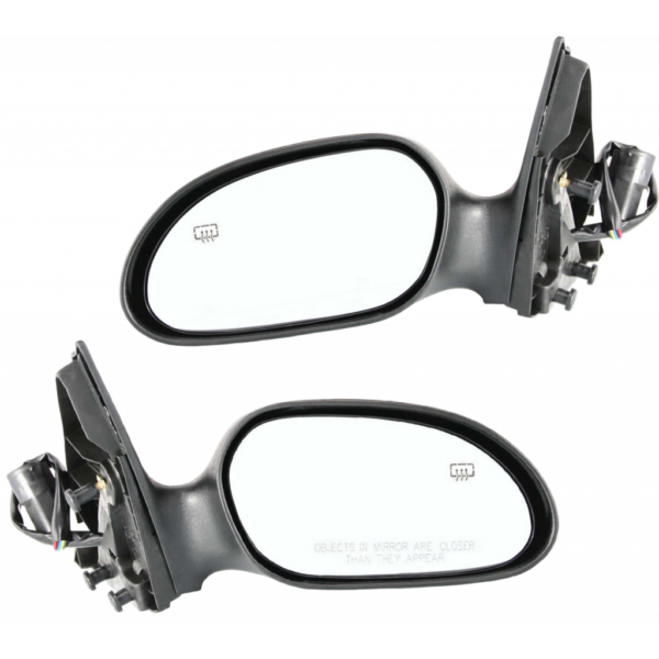 New Set Of 2 Fits FORD TAURUS 00-07 LH & RH Side Pwr Mirror Non-Folding Heated