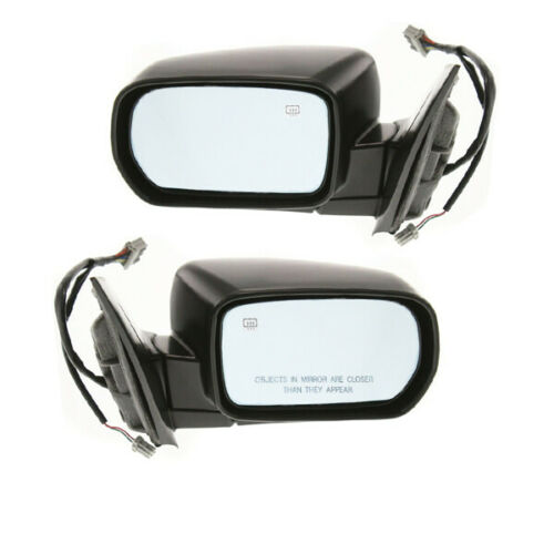 New Set Of 2 Fits ACURA MDX 02-06 LH & RH Side Power Mirror Manual Folding Htd