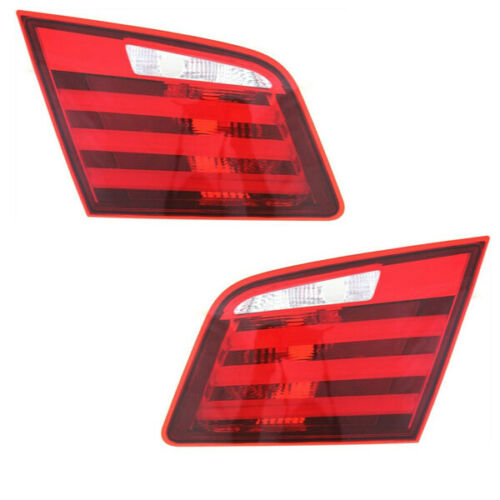 New Set Of 2 Fits BMW 5-SERIES 11-13 Tail Lamp LH & RH Side Inner Lens & Housing