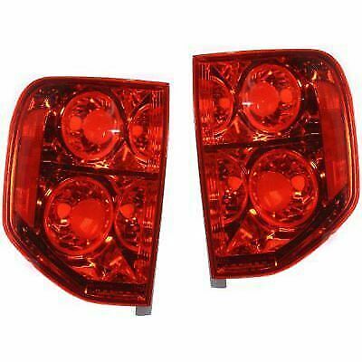 New Set Of 2 Fits HONDA PILOT 2003-2005 Tail Lamp LH & RH Side Lens And Housing