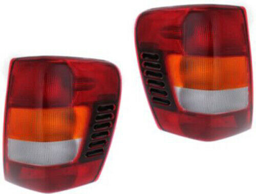 New Set Of 2 Fits JEEP GRAND CHEROKEE 2002-04 Tail Lamp LH And RH Side Assembly