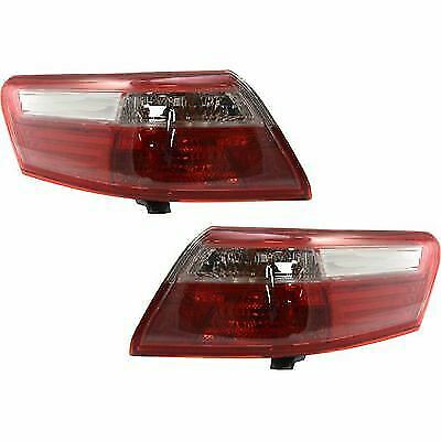 New Set Of 2 Fits TOYOTA CAMRY 07-09 Tail Lamp LH & RH Side Outer Lens & Housing