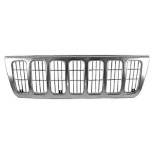 New Fits JEEP GRAND CHEROKEE 1999-2003 Front Side Grille Chrome/Black CH1200234