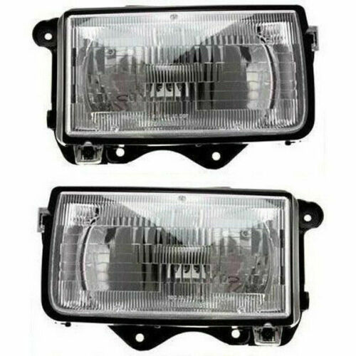 New Set of 2 Fits ISUZU RODEO 1991-97 Left & Right Side Headlight Assembly