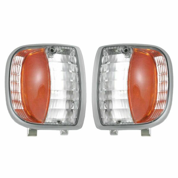 New Set Of 2 Fits MAZDA PICKUP 1994-97 LH & RH Side Corner Lamp Lens & Housing