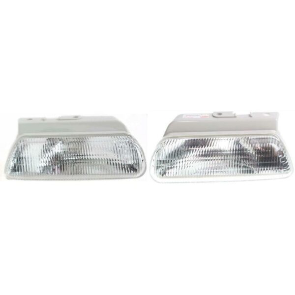 New Set Of 2 Fits DODGE NEON 1995-1999 LH & RH Side Signal Lamp Lens & Housing