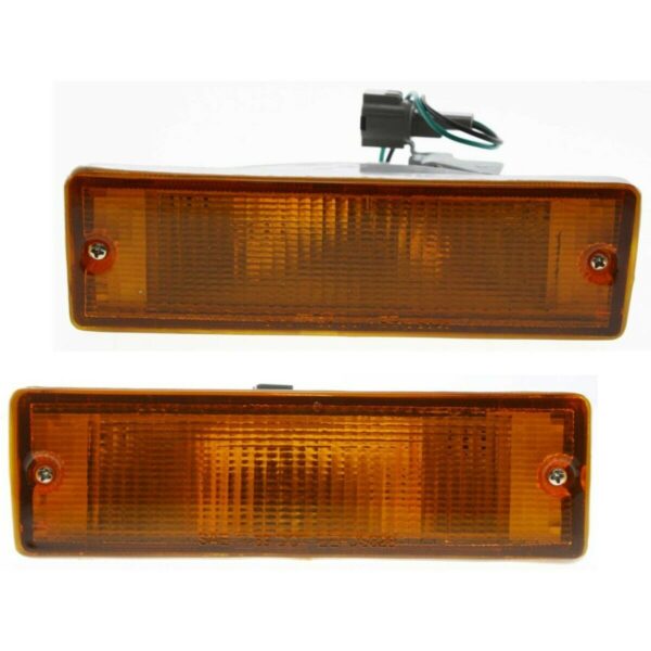 New Set Of 2 Fits NISSAN PICKUP 1988-97 Left & Right Side Signal Lamp Assembly