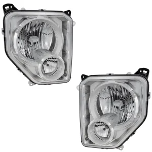 New Set Of 2 Fits For JEEP LIBERTY 2008-2012 Front Right & Left Side Headlight Assembly CH2502196, CH2503196