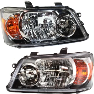 New Set Of 2 Fits For TOYOTA HIGHLANDER 2004-2006 Front Right Side Headlight Len's & Housing TO2502151, TO2503151